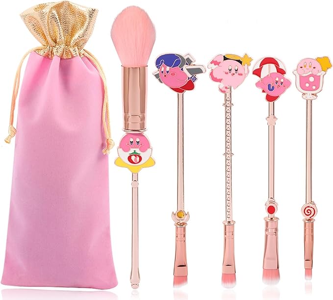 Cute Anime Pink Brush Set